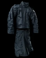 BADSON 'BUTTONS' CONVERTIBLE COAT