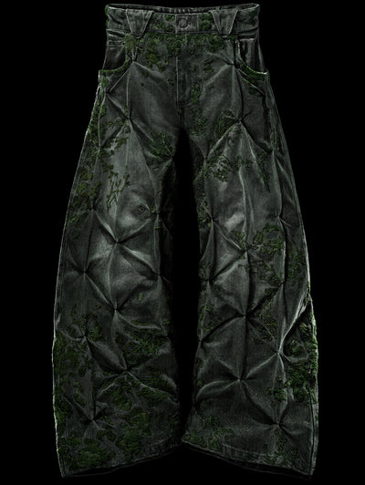 BADSON MOSS 'OVERGROWTH' DENIM PANTS